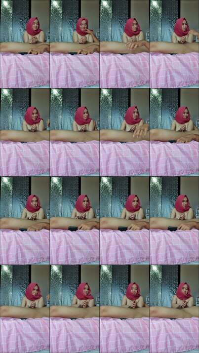 ukhti hijab pink ngocokin punya pacar