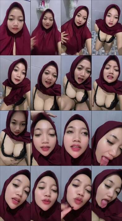 misfish hijab live di kamar mandi