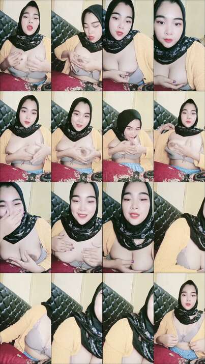 Tante jeni hijab hitam vcs blunder