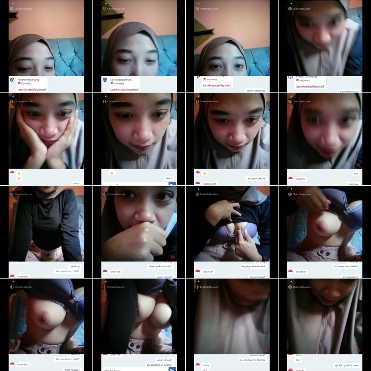 OmeTV Hijabers Pamer Tetek Mancungnya