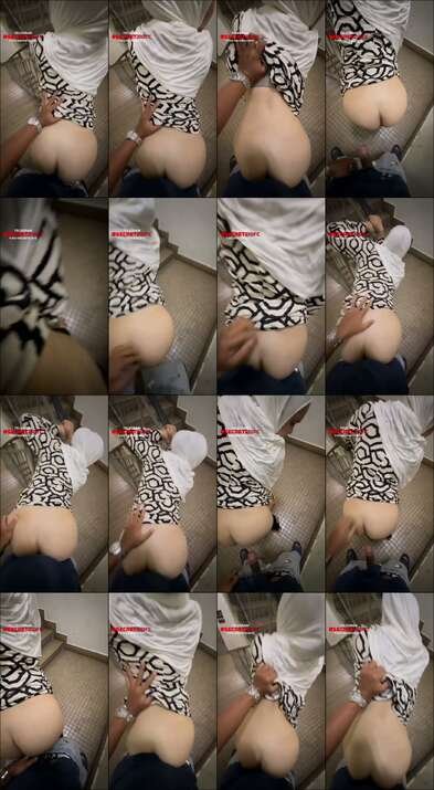 hijab malay kena dogy di tangga