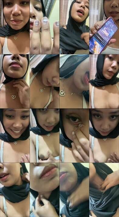 Wawa tiktoker hijab pamer uting