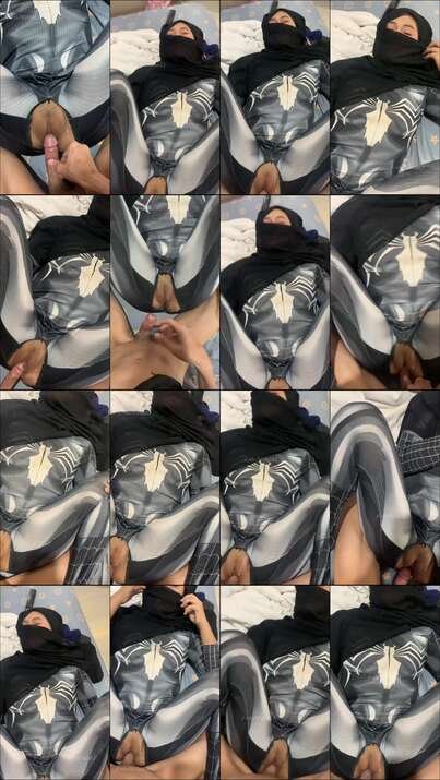 Ngewe ukhty cantik costum spiderman