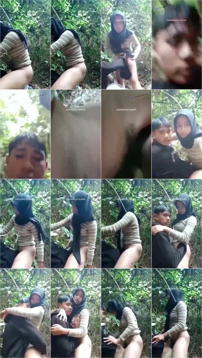 Jilbab Hitam Nafsu Di Hutan