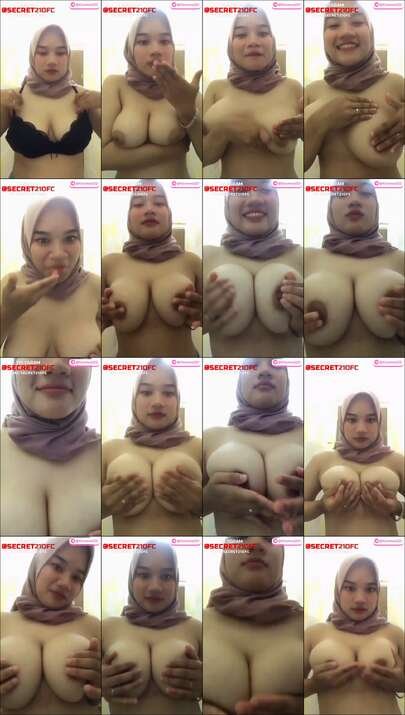 mahasiswi hijab susu jumbo