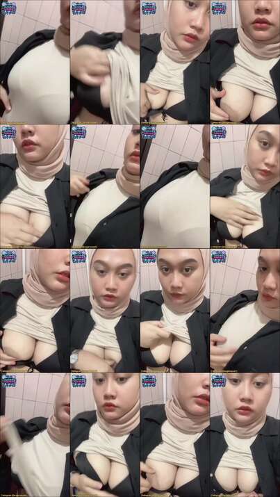 Gadis Hijab Toge Binal Pamer Susu Gede